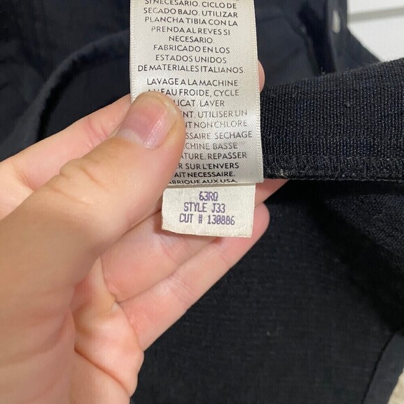 Eileen Fisher Italian Fabric Jacket Black Lined - Picture 7 of 8